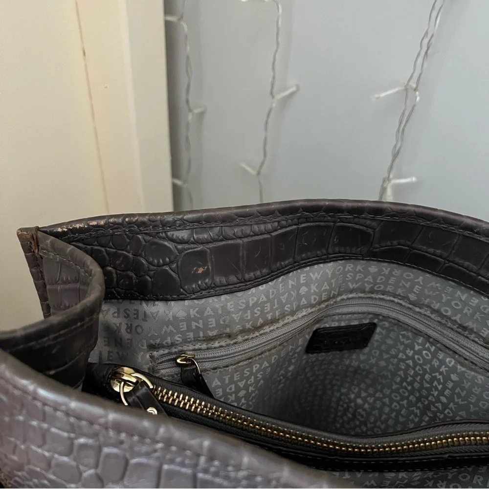 Kate Spade Vanston Croc Embossed Jackson Work Tote/Purse